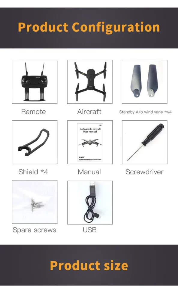 Local Warehouse Shipping】xiaomi 4K drone WIFI FPV With Wide Angle