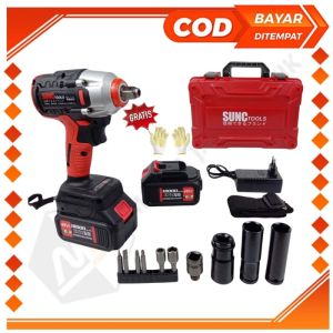 Mesin Bor Impact 2 Baterai Variable Speed Bisa Buat Pekerja Bengkel Bor Baterai 48V Brushless