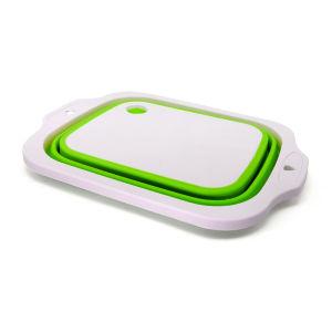 Multifunction 3 in 1 Foldable Sink Cutting Board Drain Basket/Vege Wash/Papan Keratan Dapur Multifungsi Lipat/3 1