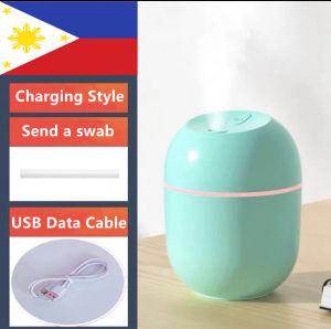 [Free Essential Oil] Special Buy One Get One Free XIAOMI USB Humidifier Home Bedroom Small Mini Mute Fog Smart Humidification Student Spray Car Aromatherapy Humidifier Home Charging Bedroom Fog Large Capacity Long-lasting Moisturizing