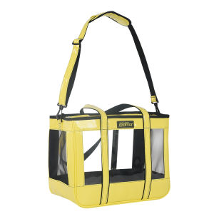 Edenpetz Pet Dog Cat Carrier Bag Breathable Load 7KG Outer Fashion Transparent Travel PU Shoulder Handbag