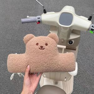 YUDESHUI Mềm mại Đệm bảo vệ đầu cho bé Chú Gấu Dễ Thương Giảm xóc Gối tựa đầu chống va chạm cho bé  Dễ dàng cài đặt Gối tựa đầu an toàn cho trẻ em Ghế ngồi trẻ em cho xe máy điện