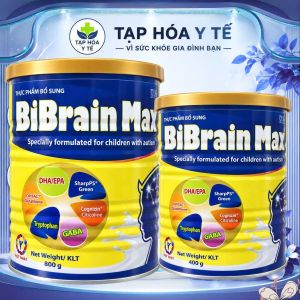 BiBrain 400g & 800g – Bổ sung dinh dưỡng đa thành phần với DHA Omega 3 và Citicoline