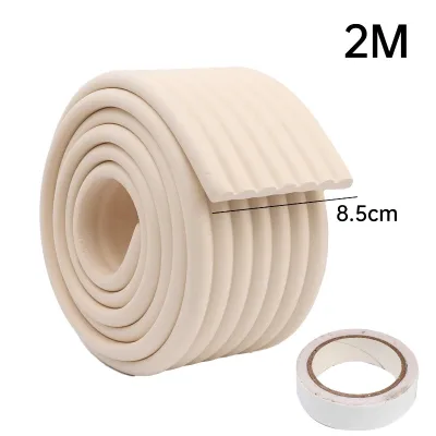 10M Child Safety Anti-collision Strip Self Adhesive Table Corner Guard Strips Skirting Line Foam Repair Tape Corner Guard Strip with Adhesive Desk Edge Guard Strip Children Safety Foam Furniture Edge Foam Bumper Tape