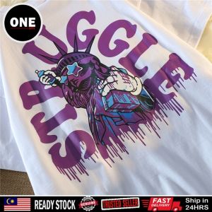 1 PCS Retro T-shirt Short Sleeve Hip-hop Loose Versatile Fashion Handsome Versatile berlengan pendek