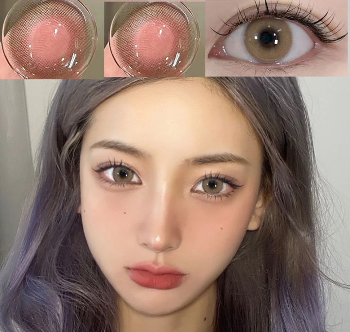 【Window sa puso】1piar malambot na contact lens mga pampaganda sa mata