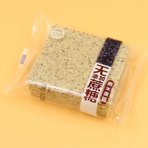 【7pcs】Sanqinyuan Sugar-Free Black Rice Cake - Whole Grain Healthy Snacks（三沁园无蔗糖黑米蛋糕）