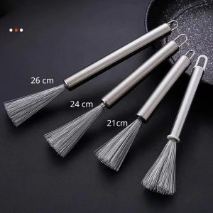 Chổi Cọ Xoong Nồi Inox 304 Bàn Chải Cọ Bát Đĩa Rửa Chén Bát Vệ Sinh Bếp Tay Cầm Chống Trầy Xước Tay VN-7624