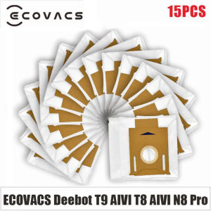 For Ecovacs T9 T9 AIVI OZMO T8 AIVI T8 Max T8 Series N8 Pro Plus N8 Pro Vacuum Cleaner Non-woven Fabric Dust Bag Professional Replacement High Capacity Dust Bags Accessories Part