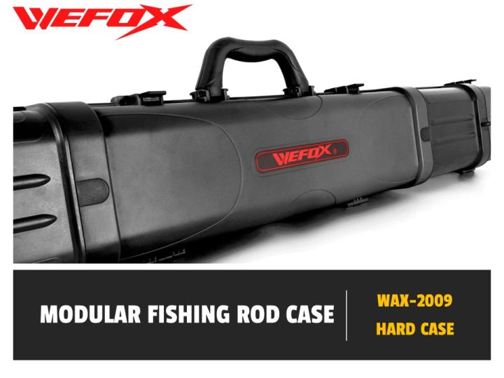 WEFOX Rod Case WAX-2009, Heavy Duty Hard Rod Case, Flight Luggage Check-in  Protector Case
