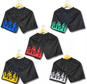 Paket 5 pcs CELANA PENDEK PRIA/CEWEK MOTIF API DEWASA DAN ANAK/CELANA kolor PENDEK MURAH