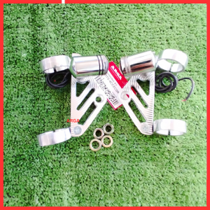 Bracket Lampu Kupingan CNC As 33 31 Set Lampu Sein Palu Besi