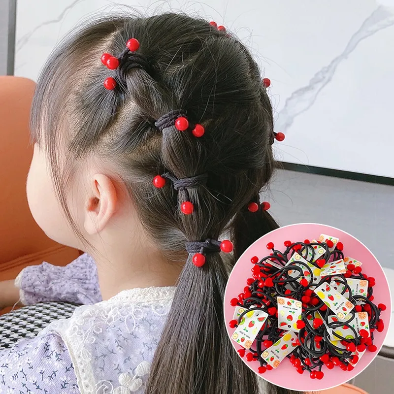 72 Piece Ponytail Holders Elastic Hair Ties Girls School Hair