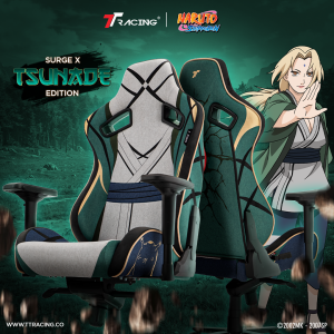 TTRacing Surge X Air Threads Fabric Gaming Chair - Tsunade Edition | Naruto Collection