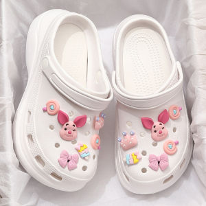 LHshoess ใหม่ล่าสุด รองเท้าแตะหัวโต ส้นหนา แถมการ์ตูนสุดมุ้งมิ้ง💐 รองเท้าแฟชั่นแบบสวม ใส่สบายน่ารักมากนะวิ🎀