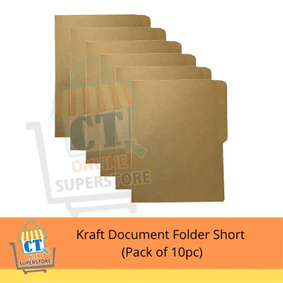 Kraft Folder 14pts Short - 10pcs