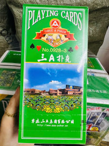 Thùng bài tây 100 bộ tú lơ khơ AAA nút tím và xanh-hàng loại 1 - 52 lá