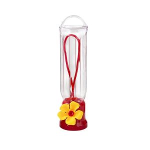 DFVDSPW Transparent Hummingbird Feeders Plastic Removable Hanging Bird Feeders Practical Long-lasting Outdoors