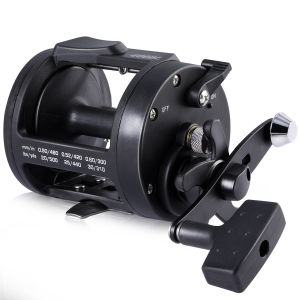 Sougayilang 3.8:1 Trolling Reel Max. Drag Power 25kg 61.7LB  Fishing Reel 3000 4000 Series Super Strong CNC Aluminum Spool Fishing Reel Surfing for Saltwater