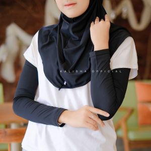 Manset Tangan / Handsock Muslimah Polos Lengan Panjang Jersey Premium By Kalishaofficial