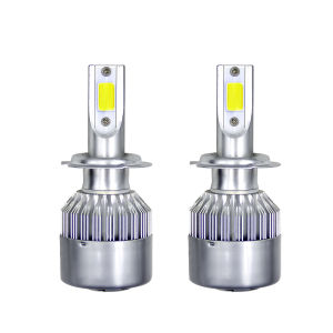 Roadusn 2Pcs Original H4 LED Headlight Bulbs H1 H7 H11 9005 9006 HB3 HB4 Fog Lamp Bulbs 70W 10000LM H13 9004 9007 Hi/Lo Beams COB 12V 6000K Conversion Kit ﻿Plug And Play