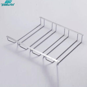 Trong kho!!1 pcs 1-5 rows thép không gỉ gắn tường stemware ly rượu vang Giá móc treo kệ