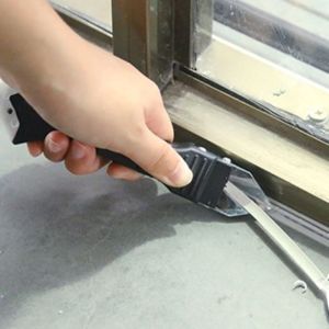 WISH BOUTIQUE พร้อมเปลี่ยนแผ่นซิลิโคน 5 แผ่น น้ำยาล้างอุดรูรั่ว ซิลิโคน สแตนเลส เครื่องมือตกแต่งเคลือบหลุมร่องฟัน มีดโกนเรียบ เครื่องมือกาวซิลิโคน น้ำยาล้างอุดรูรั่ว