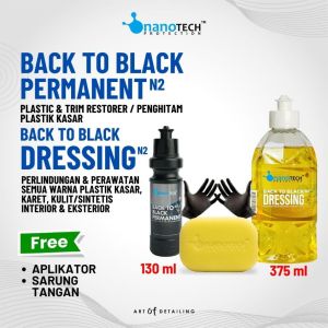 PAKET PENGHITAM DAN PERAWATAN BACK TO BLACK - Nanotech Protection