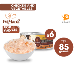 PetMarra Choice Cuts Adult Cat Wet Food Can Chicken and Vegetable 85g BUNDLE OF 6 - PetMate