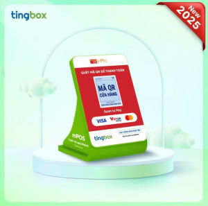 Loa TingBox tự động thông báo đã nhận tiền chuyển khoản  Màn hình Led hiển thị thông minh chống gian lận fake bill dán đè mã QR