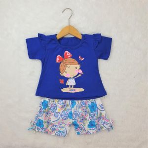 Setelan Baju Anak Cewek Set Baju Anak Atasan Celana Anak