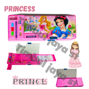 TJS kotak pensil anak sekolah Tempat pensil aesthetic banyak ruang tombol pencet murah pencil case magnet besar 6 tombol kalender termometer 8055 karakter avenger cars Hello Kitty tsum-tsum little pony unicorn 806