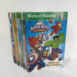 31 volumes of Marvel Avengers graded books Marvel World of Reading Pre1+L1+L2 English original child