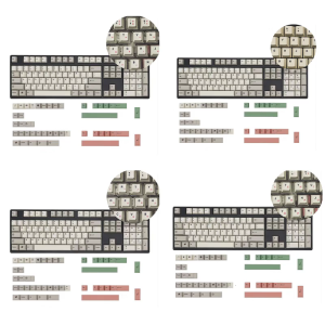 149 Keycaps phím tăng cường đèn nền cho bàn phím cơ học trong màu sắc cổ điển với kết cấu 9009 Retro thoải mái