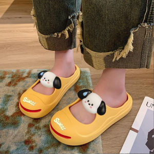 Sheii สินค้าแนะนำ รองเท้าแตะพื้นยางนุ่ม แถมตัวติดการ์ตูนสุดน่ารัก มีหลายสีให้เลือกเลยน้า ดีเทลเป็นสีทูโทน แมทช์ได้หลายลุคเลยน้าาา