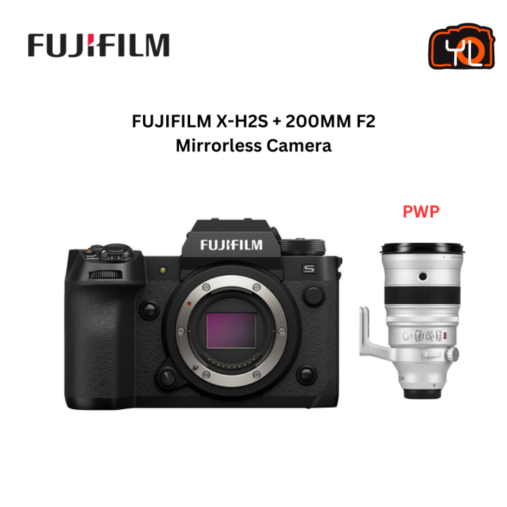 FUJIFILM XH2S + 200MM F2 Mirrorless Camera Lazada