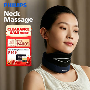 Philips Neck Massager EMS Pulse Hot Compress Support 3-1 Neck Support Cervical Spine Massage
