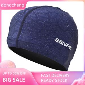 dongcheng Mùa Hè Mũ Bơi Nylon Độ Đàn Hồi Cao Linh Hoạt Bền Dành Cho Người Lớn Mũ Bơi