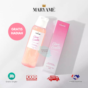 Maryame Glow Gentle AHA & Niacinamide Facial Wash - Pembersih Wajah Cerah untuk Kulit Normal/Kombinasi