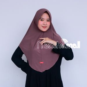 Shamira - Hijab Pad Bergo Malay Instan Hamidah Alena Size L Kerudung Instan Hijab Februari Romantis