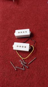 Set 2 pickup 4 dây màu đen thay thế cho đàn guitar bass