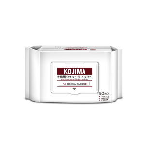 Kojima Pet wipes ทิชชู่เปียก ทิชชู่เปียกสัตว์ Fragrnce free ไฮโซgood taste ทิชชู่ แผ่นเช็ดตาสุนัขและแมว Pet Care Wipes