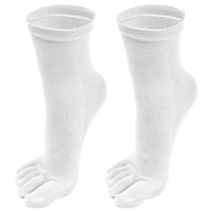 New Cotton Toe Sock Women Men Breathable Warm Five Fingers Socks Fashion Solid Color Sport Running Sweat-absorbent Separate Toes Stocking