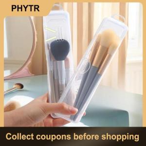 【PHYTR】 Toothbrush Box Transparent Organizer Case Travel Portable Toothbrush Holder Plastic Toothpaste Box Storage Container