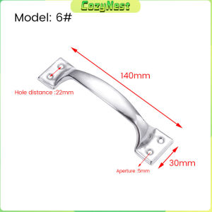 C.N. Curved Bow Stainless Steel Door Handle for Kitchen Cabinets Drawers Doors Classic Design