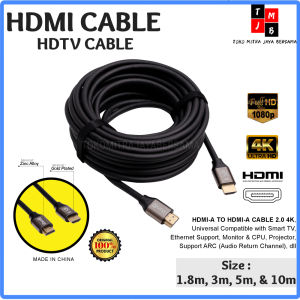 HDMI Kabel SATOO 4K 60Hz Uk Panjang 1.8m 3m 5m / 4K 30Hz 10m Original 1.8meter 3meter 5meter 10meter Cable HDMI