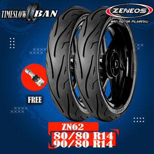 Paket Ban Motor Matic // ZENEOS ZN62 80/80 - 90/80 Ring 14 Tubeless