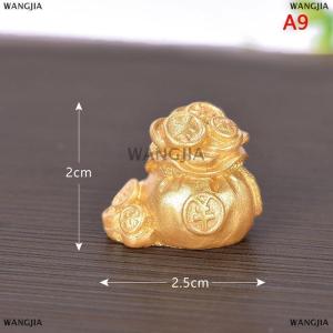 [COD] WANGJIA ฮวงจุ้ยมงคล Fa Cai กระเป๋าเงินทองต้นไม้โชคดีโชคดีนำโชคตามเทศกาลฤดูใบไม้ผลิงานฝีมือตกแต่งบ้านรถ