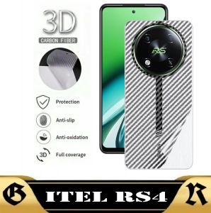 Garskin Skin Carbon ITEL RS4 Pelindung Body Belakang