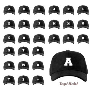 Topi Baseball Abjad Huruf Teks Alphabet: Distro Clothing Korea Jepang